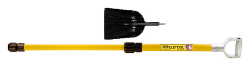 Telescopic Poly Scoop Shovel with D Grip 2 to 4 foot